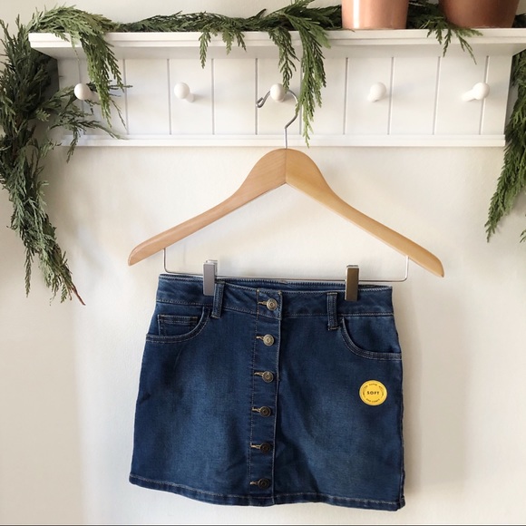 Cat & Jack Other - Cat & Jack Button Down Jean Skirt